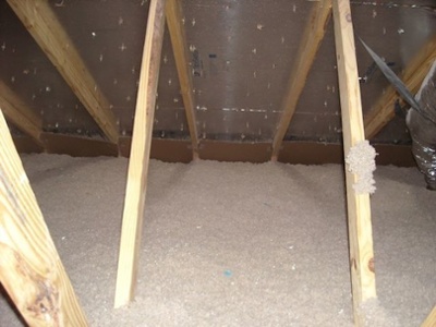 Installing blown-in insulation