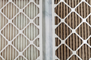 Time for a HVAC filter replacement? Dirty HVAC Filter vs Clean.